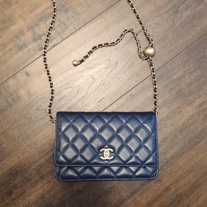 Authentic Chanel woc with adjustable ball.